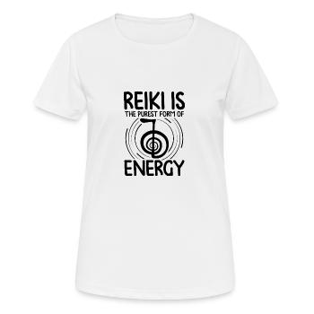Reiki Therapist - Women's Breathable T-Shirt - white - Front - AI Model Female 172 dark (172cm)