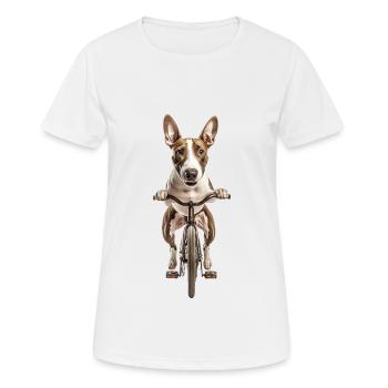Bullterrier - Frauen T-Shirt atmungsaktiv - Weiß - Vorne - AI Model Female 172 dark (172cm)