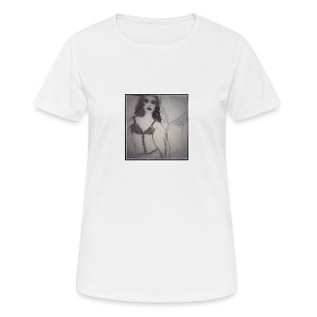 Girl in swimsuit - Maillot de bain - T-shirt respirant Femme - blanc - Devant - AI Model Female 172 dark (172cm)