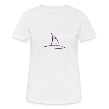 Windsurfen / wind surfing (1c) - Women's Breathable T-Shirt - white - Front - AI Model Female 172 dark (172cm)