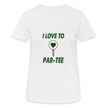 par tee - Women's Breathable T-Shirt - white - Front - AI Model Female 172 dark (172cm)
