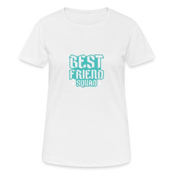 Friends Squad - Women's Breathable T-Shirt - white - Front - AI Model Female 172 dark (172cm)