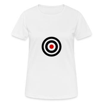 target - Women's Breathable T-Shirt - white - Front - AI Model Female 172 dark (172cm)