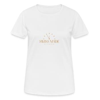 Watch Lover - Frauen T-Shirt atmungsaktiv - Weiß - Vorne - AI Model Female 172 dark (172cm)