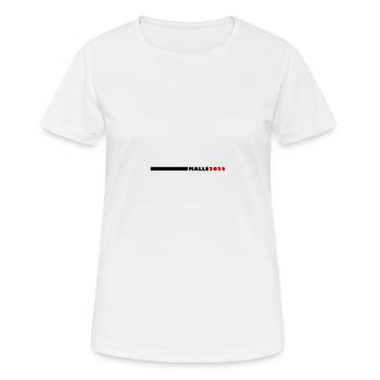 Malle 2025 - T-shirt respirant Femme - blanc - Devant - AI Model Female 172 dark (172cm)