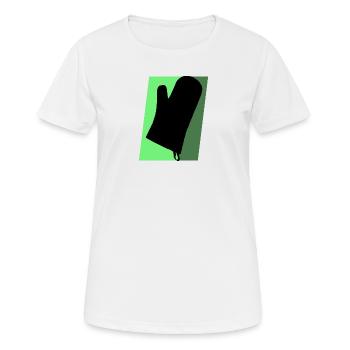 Backen Bäcker Backen - Frauen T-Shirt atmungsaktiv - Weiß - Vorne - AI Model Female 172 dark (172cm)