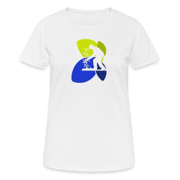 Jardinage Hobby Jardinier Horticulture - T-shirt respirant Femme - blanc - Devant - AI Model Female 172 dark (172cm)