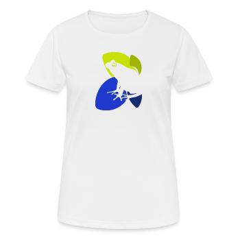 Frog Pond Newt - Women's Breathable T-Shirt - white - Front - AI Model Female 172 dark (172cm)