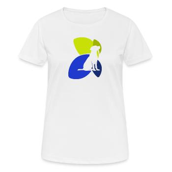 Dog Training Dog Educator - Women's Breathable T-Shirt - white - Front - AI Model Female 172 dark (172cm)