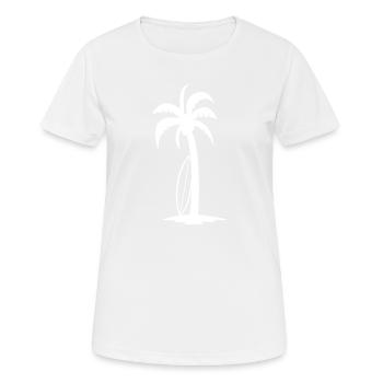 Palm - Women's Breathable T-Shirt - white - Front - AI Model Female 172 dark (172cm)