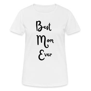 Meilleure maman de tous les temps - T-shirt respirant Femme - blanc - Devant - AI Model Female 172 dark (172cm)
