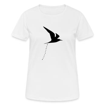 Bird of prey Bird shit bird poop shit 2c - Women's Breathable T-Shirt - white - Front - AI Model Female 172 dark (172cm)