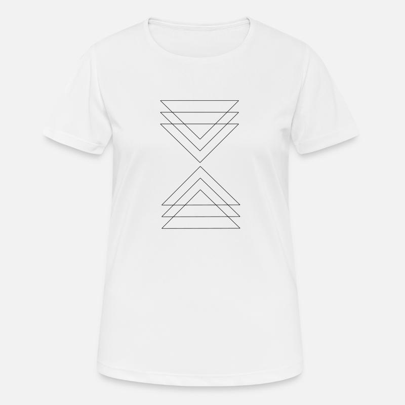 triangle - Women's Breathable T-Shirt - white
