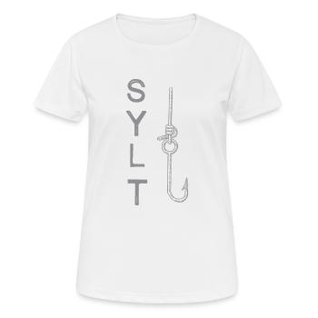 Sylt - T-shirt respirant Femme - blanc - Devant - AI Model Female 172 dark (172cm)