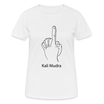 Yoga Méditation Spa Mudra - T-shirt respirant Femme - blanc - Devant - AI Model Female 172 dark (172cm)