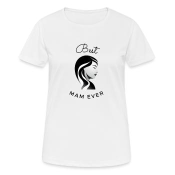 Beste Mutter aller Zeiten – Eine Hommage an die beste Mutter aller Zeiten - Frauen T-Shirt atmungsaktiv - Weiß - Vorne - AI Model Female 172 dark (172cm)