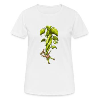 Der verhungerte Jack - Frauen T-Shirt atmungsaktiv - Weiß - Vorne - AI Model Female 172 dark (172cm)