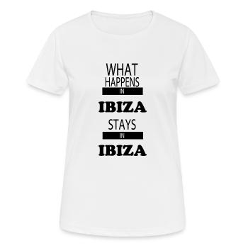 Ibiza - T-shirt respirant Femme - blanc - Devant - AI Model Female 172 dark (172cm)