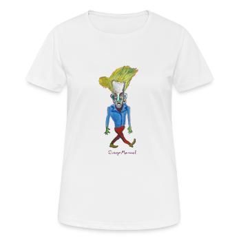 grand acteur peu connu - T-shirt respirant Femme - blanc - Devant - AI Model Female 172 dark (172cm)
