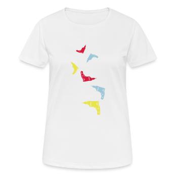 Drill - Women's Breathable T-Shirt - white - Front - AI Model Female 172 dark (172cm)