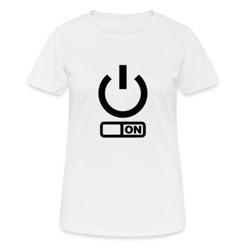 Power - Women's Breathable T-Shirt - white - Front - AI Model Female 172 dark (172cm)