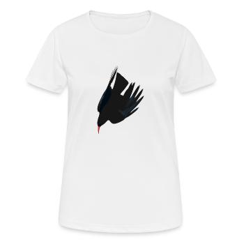 Red-billed Chough 3 - Women's Breathable T-Shirt - white - Front - AI Model Female 172 dark (172cm)