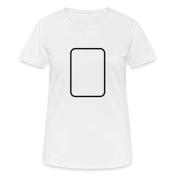 Mathematics - rectangle icon - Women's Breathable T-Shirt - white - Front - AI Model Female 172 dark (172cm)