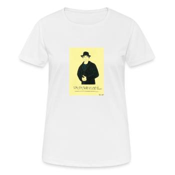 Ein Wunder oder kein Wunder? - Sprüche Leben - Frauen T-Shirt atmungsaktiv - Weiß - Vorne - AI Model Female 172 dark (172cm)