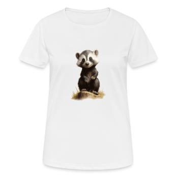 Jounier coquin - T-shirt respirant Femme - blanc - Devant - AI Model Female 172 dark (172cm)