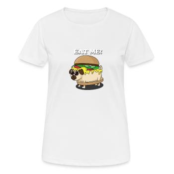 Burgir - T-shirt respirant Femme - blanc - Devant - AI Model Female 172 dark (172cm)