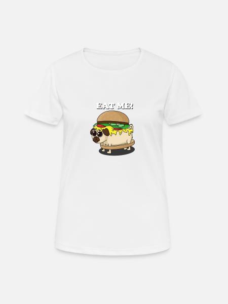 Burgir - Frauen T-Shirt atmungsaktiv - Weiß