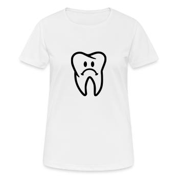 Dent - T-shirt respirant Femme - blanc - Devant - AI Model Female 172 dark (172cm)