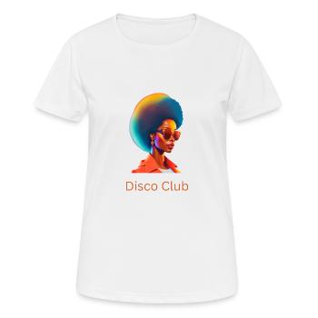 Disco Club Vol. 4 - Frauen T-Shirt atmungsaktiv - Weiß - Vorne - AI Model Female 172 dark (172cm)