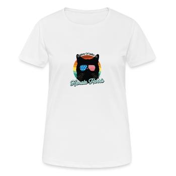 Cat Ladies for Kamala Harris 2024 - Cat Lady for - Women's Breathable T-Shirt - white - Front - AI Model Female 172 dark (172cm)