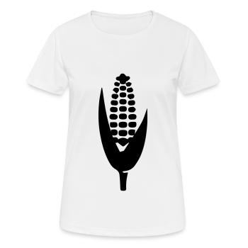 Symbole du maïs - T-shirt respirant Femme - blanc - Devant - AI Model Female 172 dark (172cm)