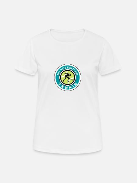 Tennis - T-shirt respirant Femme - blanc
