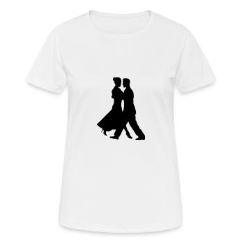 Valse Tant Duo - T-shirt respirant Femme - blanc - Devant - AI Model Female 172 dark (172cm)