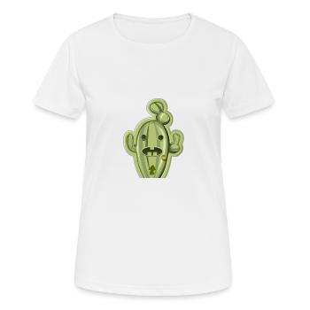 Baby Cactus - Women's Breathable T-Shirt - white - Front - AI Model Female 172 dark (172cm)