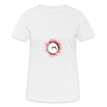 Perceuse électrique Icon Tool - T-shirt respirant Femme - blanc - Devant - AI Model Female 172 dark (172cm)