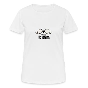 Wings of Royalty - Women's Breathable T-Shirt - white - Front - AI Model Female 172 dark (172cm)