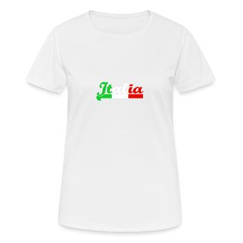 Italia - Women's Breathable T-Shirt - white - Front - AI Model Female 172 dark (172cm)