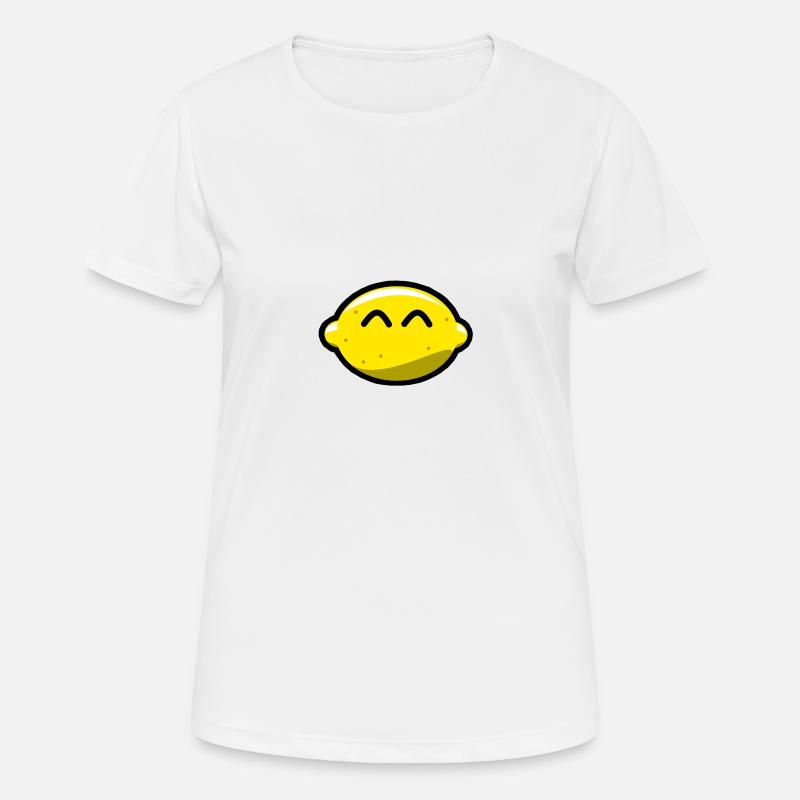 Funny lemon - Women's Breathable T-Shirt - white