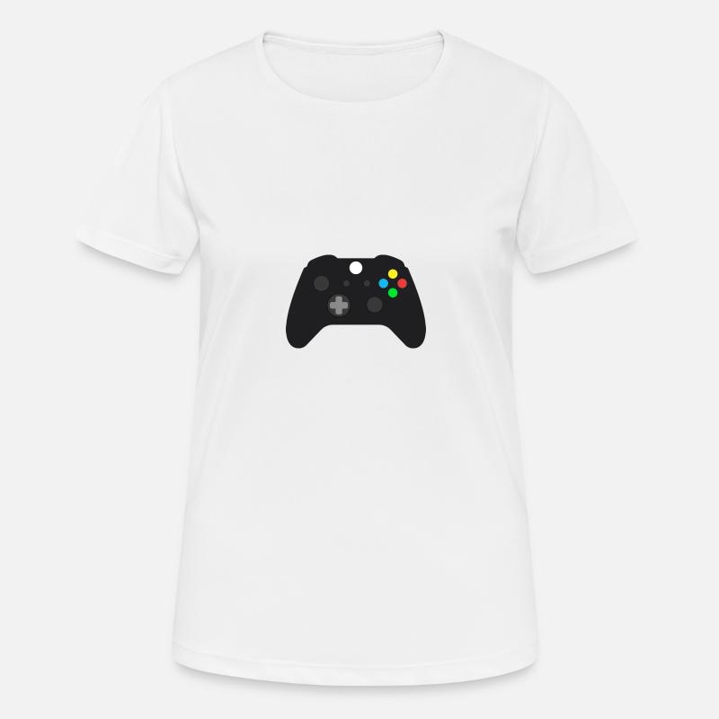 Game-Controller - Frauen T-Shirt atmungsaktiv - Weiß