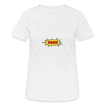 BOOM - Women's Breathable T-Shirt - white - Front - AI Model Female 172 dark (172cm)