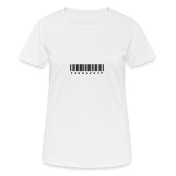 Physiotherapie: Therapeut - Frauen T-Shirt atmungsaktiv - Weiß - Vorne - AI Model Female 172 dark (172cm)