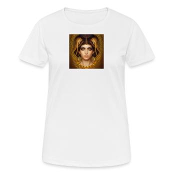 Déesse Sothis, messagère d'abondance - T-shirt respirant Femme - blanc - Devant - AI Model Female 172 dark (172cm)