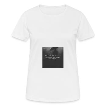 Monsters & Angels - T-shirt respirant Femme - blanc - Devant - AI Model Female 172 dark (172cm)