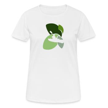 Kajak Paddeln - Frauen T-Shirt atmungsaktiv - Weiß - Vorne - AI Model Female 172 dark (172cm)
