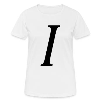 iota - T-shirt respirant Femme - blanc - Devant - AI Model Female 172 dark (172cm)