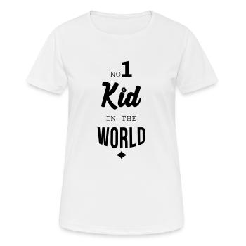 adolescent / enfant / ado / adolescente - T-shirt respirant Femme - blanc - Devant - AI Model Female 172 dark (172cm)